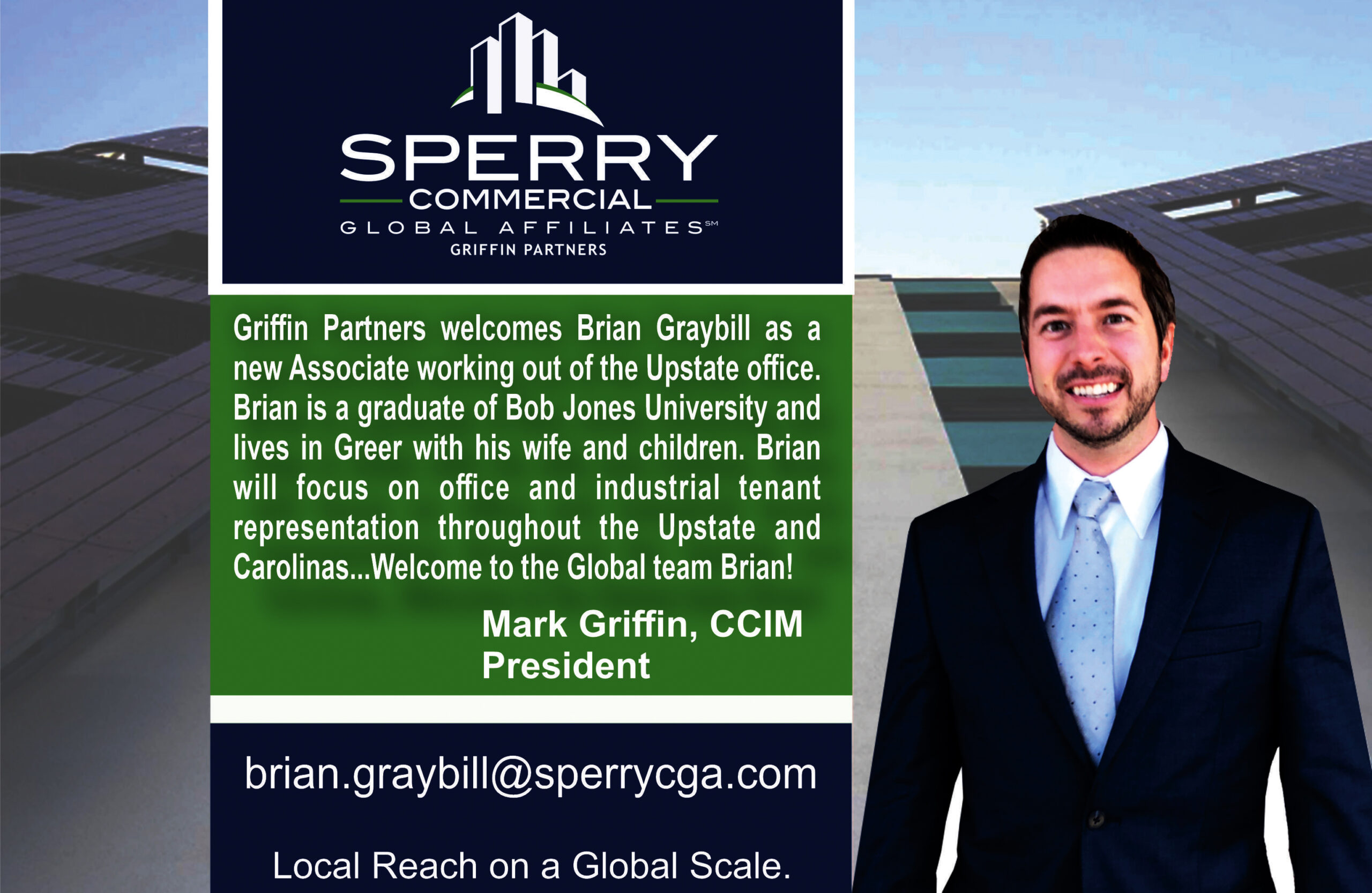 Griffin Partners Adds Graybill as Associate