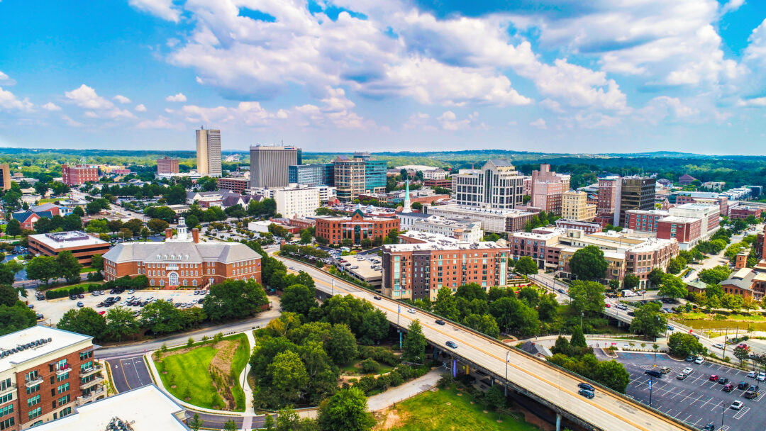 Downtown Greenville, South Carolina, United States Skyline