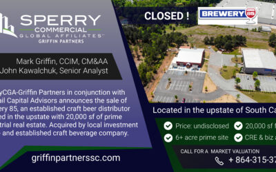 Closed! Brewery 85 Business and Industrial Real Estate at 6 Whitlee Ct, Greenville, SC 29607