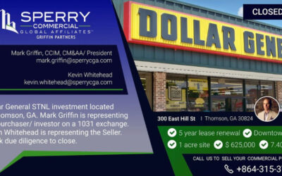 Closed! Dollar General STNL in Thomson, GA